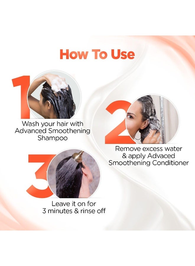 بي بلانت ثنائي بلانت المتطور لتنعيم الشعر | شعر أنعم لمدة تصل إلى 72 ساعة* | ينظف بلطف | يجعل الشعر خالياً من التجعد وأكثر استقامة | يغذي بعمق | يمنح لمعاناً مذهلاً | للرجال والنساء | 300 مل + 250 غ - Image 4